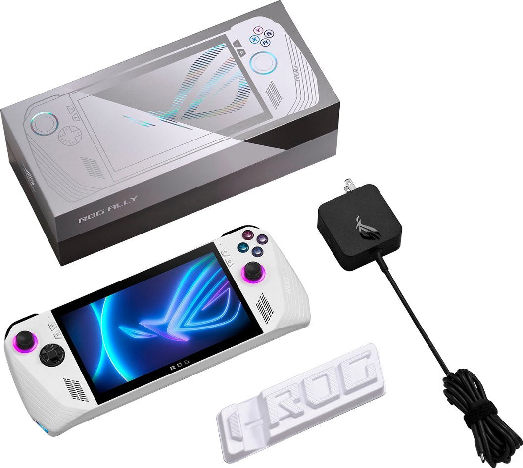 ASUS ROG Ally 7" 120Hz FHD 1080p Gaming Handheld - AMD Ryzen Z1 Extreme Processor - 512GB - White