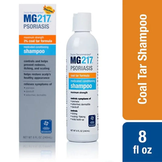 美國MG217 銀屑專用煤焦油去屑洗髮水 240mL - Sunnny SunMarket