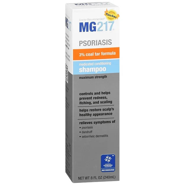 美國MG217 銀屑專用煤焦油去屑洗髮水 240mL - Sunnny SunMarket