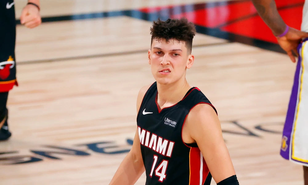 Youth Miami Heat Tyler Herro Fanatics Branded Black 2020 NBA Finals Bound Fast Break Replica Jersey - Icon Edition - Sunnny SunMarket